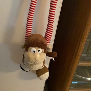 Hanging Monkey. Hang from door knob, crib, ceiling or anywhere.